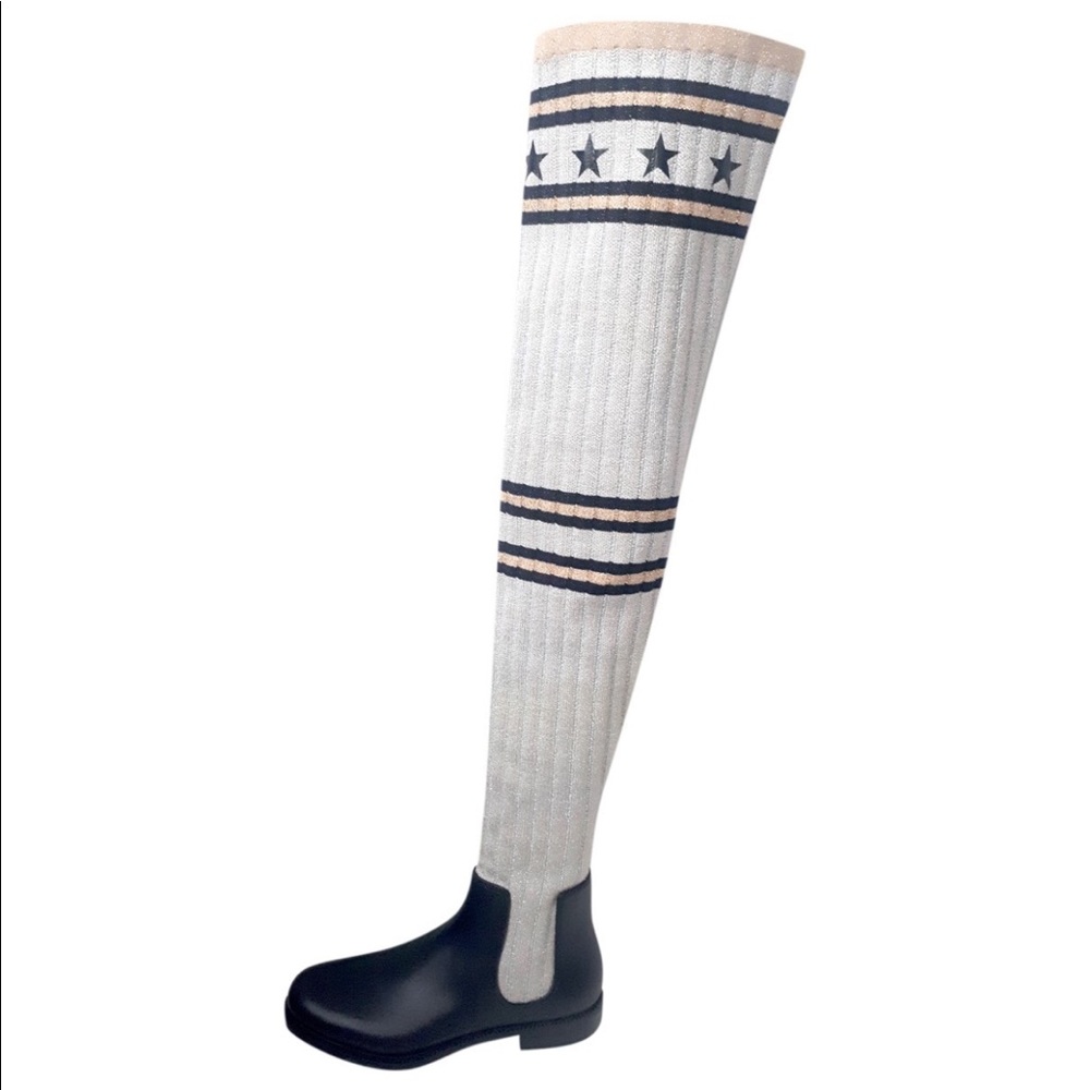 MAKE AN OFFER PRICE NOT FIRM! Brand new as pictured aize 38/8 cloth thigh high